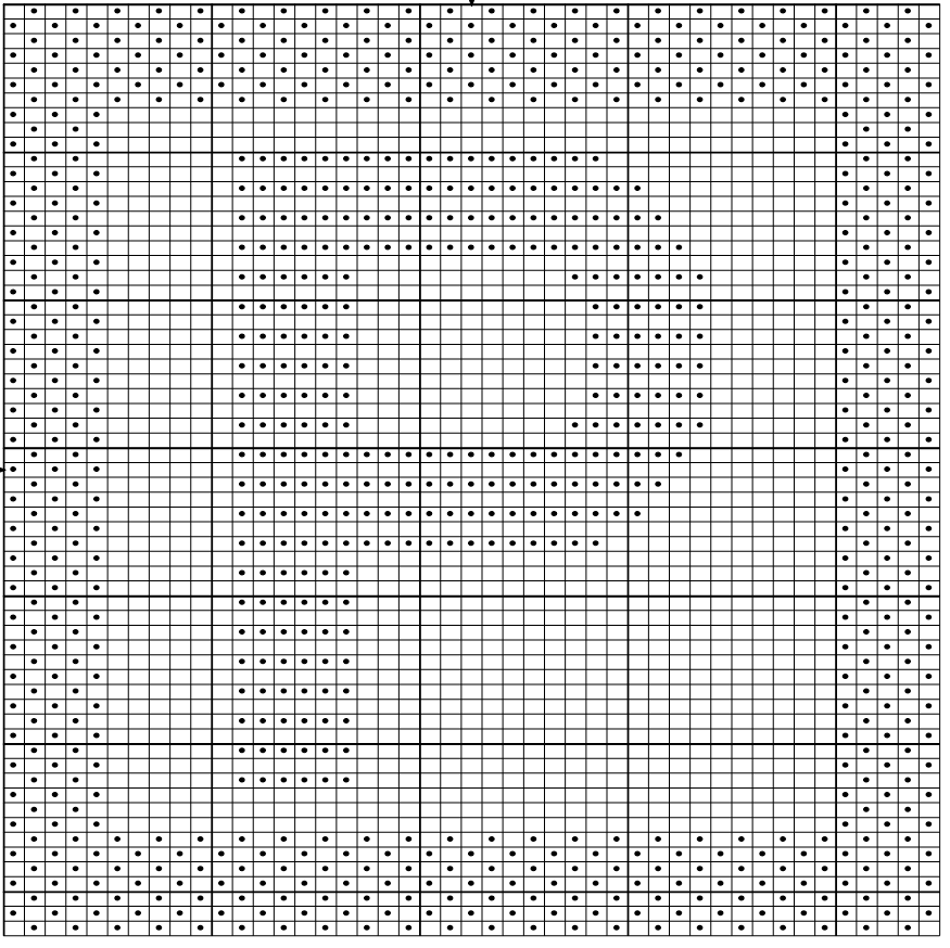 Free Letter P Dishcloth or Afghan Square Knitting Pattern - Daisy and Storm